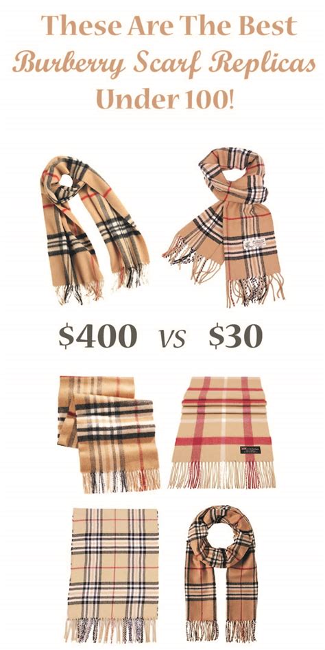 dupe burberry scarf|burberry scarf vs real.